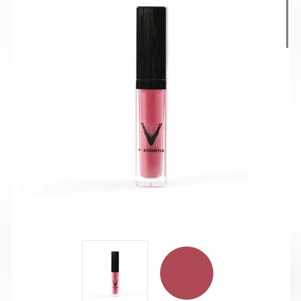 V Kosmetik CREAMY LIQUID VELVET LIPSTICK in color “BUBBLY”